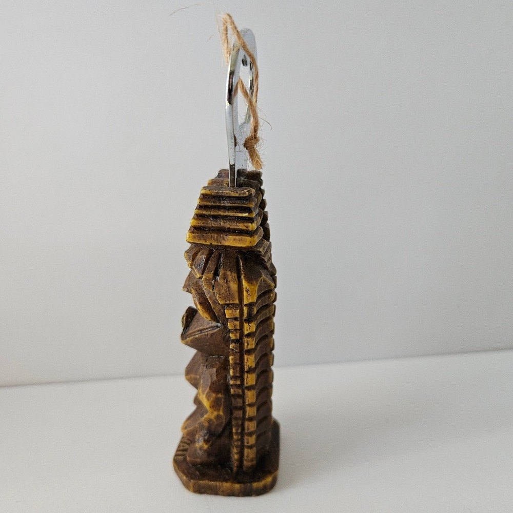 Vtg Hawaii Tiki God Bottle Opener Souvenir - Tribal Resin Bar Decor Collectible - Picture 4 of 8